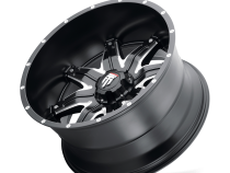 Lonestar AT185 Satin Black Milled 20X10 5-127 -24MM 78.1MM Off Road Wheels American Truxx