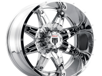 Lonestar AT185 Chrome 22X12 5-127 -44MM 78.1MM Off Road Wheels American Truxx