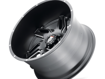 Spurs AT186 Satin Black Milled 24X14 5-127 -76MM 78.1MM Off Road Wheels American Truxx