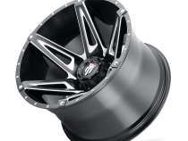 Kutz AT1902 Gloss Black Milled 20X9 6-135 -12MM 106.1MM Off Road Wheels American Truxx