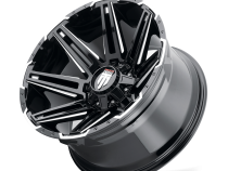 Boom AT1903 Gloss Black Milled 22X12 5-127 -44MM 78.1MM Off Road Wheels American Truxx