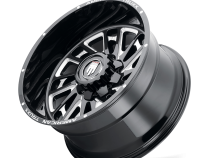Blade AT1905 Gloss Black Milled 20X10 5-127 -24MM 78.1MM Off Road Wheels American Truxx
