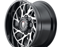 Destiny AT1913 Black Machined 20X10 5-127/5-139.7 -24MM 87.1MM Off Road Wheels American Truxx