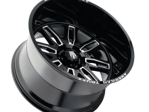 Restless AT1915 Black Milled 20X10 5-127 -25MM 78.1MM Off Road Wheels American Truxx