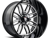 Restless AT1915 Black Machined 24X14 6-135 -76MM 87.1MM Off Road Wheels American Truxx