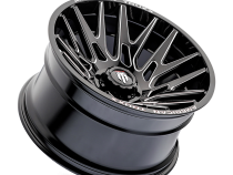 Evolution AT1919 Gloss Black Milled 22X12 6-135 -44MM 87.1MM Off Road Wheels AT