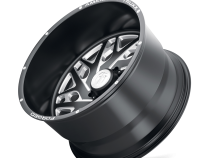 Forged Aries ATF1909 Matte Black Milled 22X12 6-139.7 -44MM 106.1MM Off Road Wheels American Truxx Forged