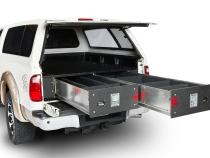 Cargo Locker Base 12 Inch Dual Drawer System 99-Pres Silverado/Sierra 1500-3500 75-Pres Ford F150/F-250 07-Pres Toyota Tundra Dbl Cab Short Bed Cargo Ease