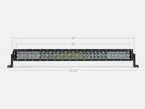 32 Inch Spot Dual Row 5D Optic OSRAM LED Bar Cali Raised LED