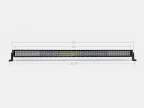 52 Inch Dual Row 5D Optic OSRAM LED Bar Spot Cali Raised LED