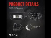 20W Flood Flush Mount LED Pod 2200 Lumens Cali Raised LED