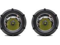 3.5 Inch Round Cannon LED Pods Pair Cali Raised LED