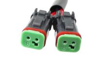 DT Plug Splitter 7 Inch Single Splitter Cali Raised LED