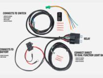 Wiring Harness for Dual Function Light Bar - Tall Cali Raised LED