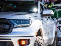 2019-Present Ford Ranger Hidden Bumper Mounts 22 Inch Spot LED Bar with Wiring Harness Cali Raised LED