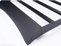 2014-2021 Tundra Crew Max Premium Roof Rack - 52 in Dual Row Combo Beam LED Light Bar - Blue Small No Lights Cali Raised LED