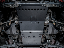 2005-2015 Toyota Tacoma Complete Skid Plate Collection - Steel Powdercoat Cali Raised LED
