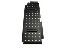 2005-2022 DCSB and AC Toyota Tacoma Fuel Tank Skid Plate Aluminum Powercoat Black Cali Raised LED