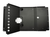 2005-2022 Toyota Tacoma Front Skid Plate Aluminum Powercoat Black Cali Raised LED