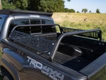 2005-Present Toyota Tacoma Overland Bed Bar - 11 Inch Tall - Two Bars and Two Side Molle Panels Cali Raised LED