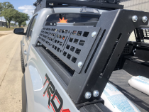 05-21 Tacoma Overland Bed Rack Long Bed Mid Height Rack Cali Raised LED