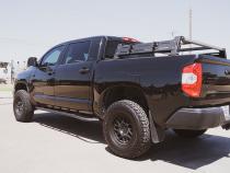 14-21 Tundra Overland Bed Rack Long Bed Mid Height Rack Cali Raised LED