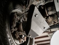 2014-Present 4Runner Fuel Tank Skid Plate Steel/Raw Cali Raised LED