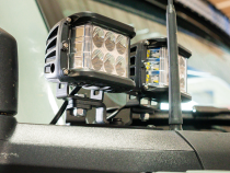 Ditch Light Mount Kit Fits 21-Present Ford Bronco Raptor - (2) 27W Side Projecting LED Pods Cali Raised LED