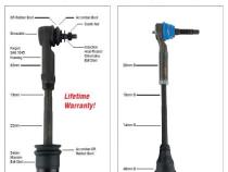 Apex Chassis Heavy Duty Tie Rod Assembly Fits: 99-06 Chevy Silverado/Suburban/Sierra 1500 HD/2500/3500  00-06  GMC Yukon XL1500/2500  02-06 Chevy Avalanche 1500 Includes: Left & Right Inner & Outer Tie Rod