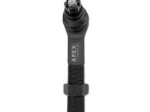 Apex Chassis Heavy Duty Tie Rod & Drag Link Assembly in Polished Aluminum Fits:  07-18 Jeep Wrangler JK/JKU. Note this FLIP kit fits vehicles with a lift exceeding 3.5 inches. This kit requires drilling the knuckle.
