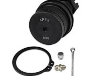 Apex Chassis Heavy Duty Jeep Heavy Duty Ball Joint Kit Fits: 4-83 Cherokee 72-83 CJ 72-73 Commando 81-85 CJ8 Scrambler 74-83 Wagoneer Includes: 1 Upper & 1 Lower