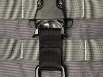 PALS/MOLLE D-Ring Acetal Every Which Way Quick Side Release Buckle Kit Pair Black Bartact