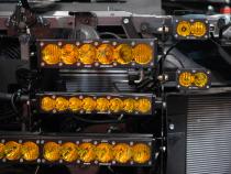 Universal Behind The Grill With Center Support For Dual 10 Inch Bars and S2 Mount Set Of 2 SDHQ Offroad
