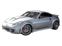350Z Z33 4pc Body Kit Series 2 Skirts w/ Series 2 Front Fascia Unpainted For 03-08 Nissan 350Z Z33 Stillen