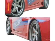 350Z Z33 4 Piece Body Kit Series 3 Skirts w/Series 2 Front Fascia Unpainted For 03-08 Nissan 350Z Stillen