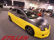 Sentra SE-R Spec V Front Lip Spoiler Unpainted For 07-11 Nissan Sentra SE-R Stillen