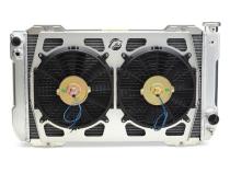 123 Series Radiator System Universal GM 26 Inch Core Bracket w/ Fans LS Conv Manual Transmission Proform