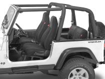 Jeep Wrangler Neoprene Seat Covers for 92-95 Jeep Wrangler YJ Black Diver Down