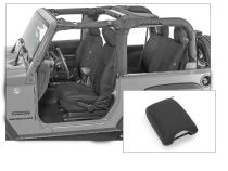 Jeep Wrangler Neoprene Seat Covers with Free Center Console Cover for 07-10 Wrangler JK 2 Door Black Diver Down