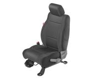 Jeep Wrangler Neoprene Seat Covers with Free Center Console Cover for 07-10 Wrangler JK 2 Door Black Diver Down