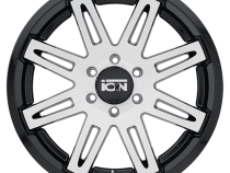 Cast Aluminum Wheels 142 BK 20x9 Machined Spokes Black 5 On 139.7 Bolt Pattern 0 Offset ION Wheels