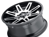 Cast Aluminum Wheels 142 BK 18x9 Machined Spokes Black 5 On 127 Bolt Pattern 0 Offset ION Wheels