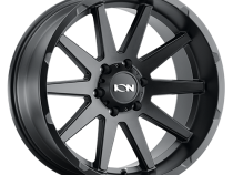 Cast Aluminum Wheels 143 MB 18x9 Matte Black 5 On 139.7 Bolt Pattern 18 Offset ION Wheels
