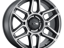 Cast Aluminum Wheels 146 MB 20x9 Machined Dark Tint Matte Black 5 On 127 Bolt Pattern 0 Offset ION Wheels