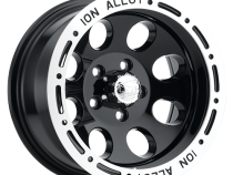 Cast Aluminum Wheels 174 15x10 Machined Lip Black 5 On 114.3 Bolt Pattern -38 Offset ION Wheels