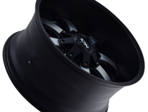 Cast Aluminum Wheels 189 SB 20x9 Machined Face Satin Black 5 On 139.7/5 On 150 Bolt Pattern 0 Offset ION Wheels