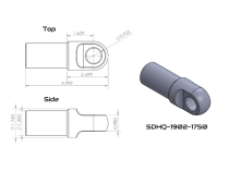 1.75 Inch OD Tube Clevis Mount SDHQ Offroad