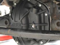 2007-2018 Jeep Wrangler Dana-44 Cast Nodular Iron Rear Differential Cover Black PPE Diesel