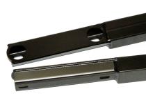 Mustang Convertiable Jacking Rails Full Length Utlra Low Profile Bare J&M Products