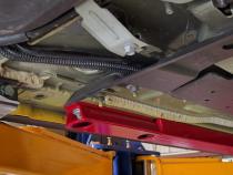 Mustang Support Brace Jacking Rails 15-18 Mustang Bare J&M Products